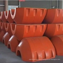 Orange pipeline floaters with OEM service